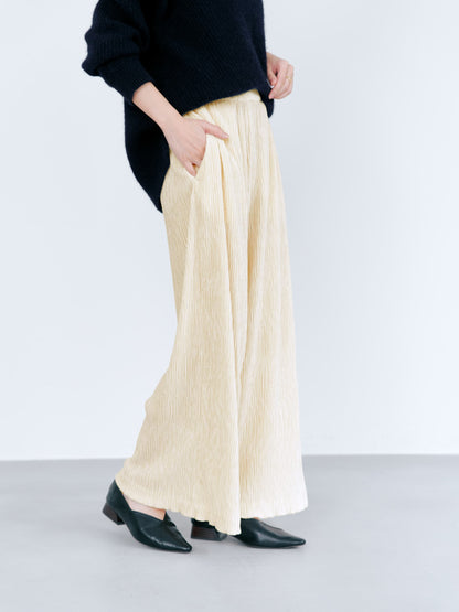 【YUNA SANTA】トウィンクルベロアパンツ-short & regular　[通常]