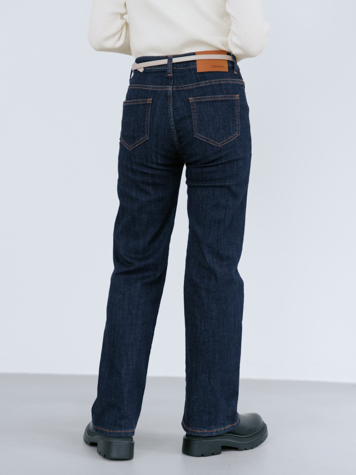 COHINA DENIM ブーツカット-short & regular　[通常]