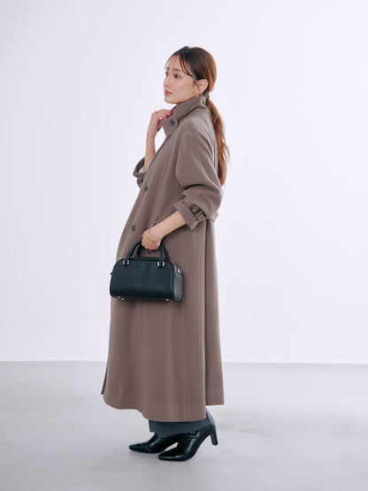 ＜sweetweb掲載＞セミダブルバックフレアウールコート-short & regular　[通常]