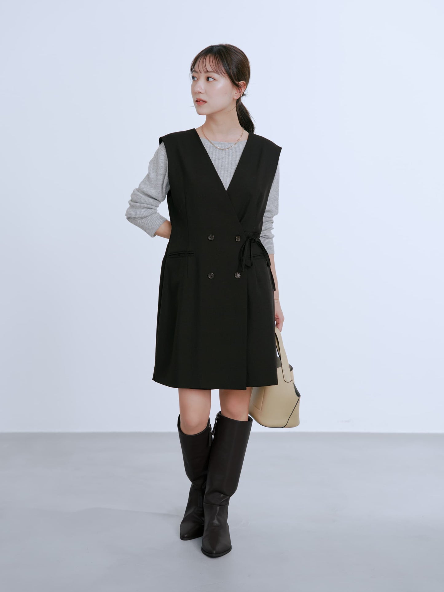 150cm | B:78 W:56 H:74 股下:69  | S着用