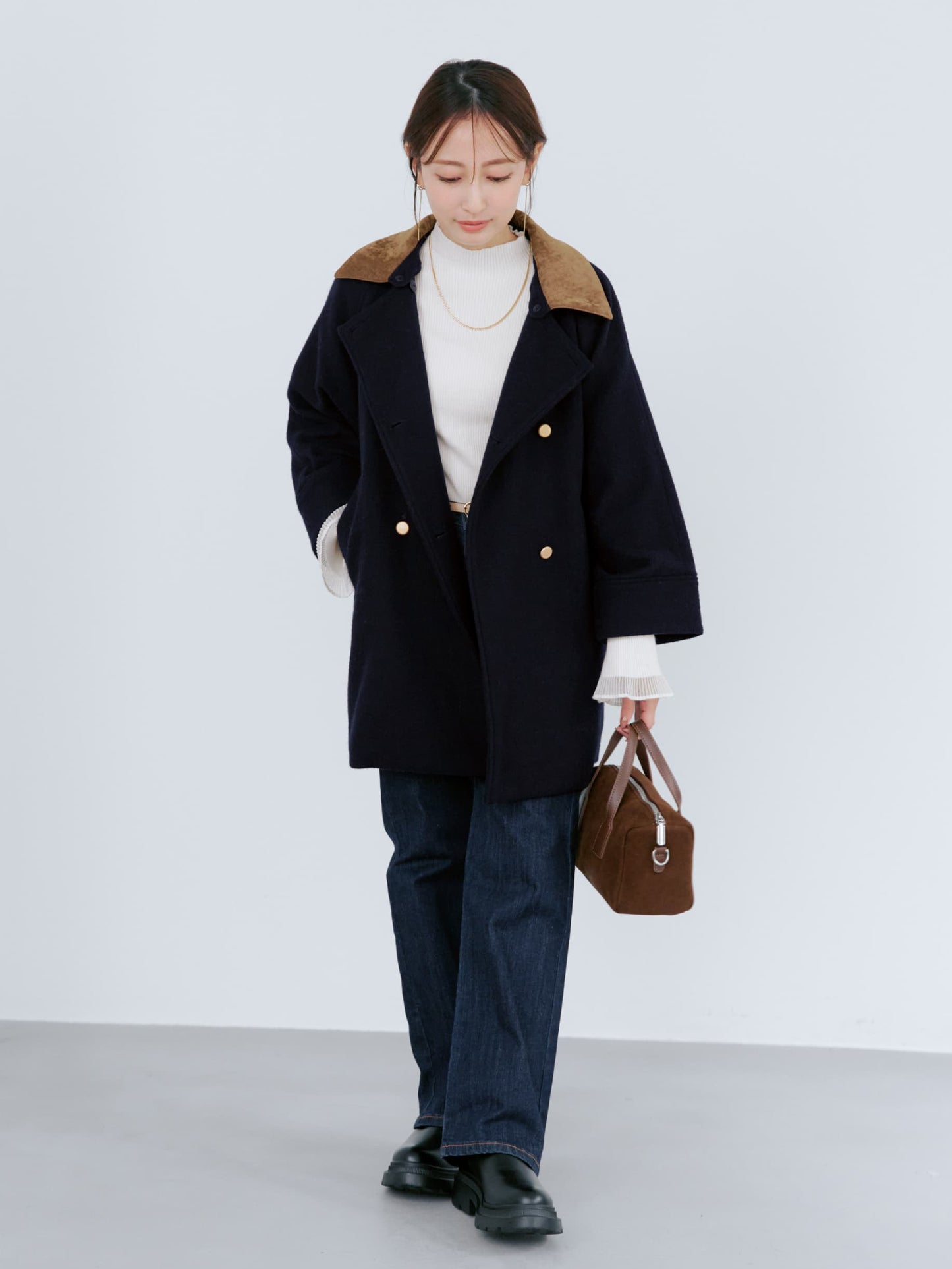 COHINA DENIM ブーツカット-short & regular　[通常]