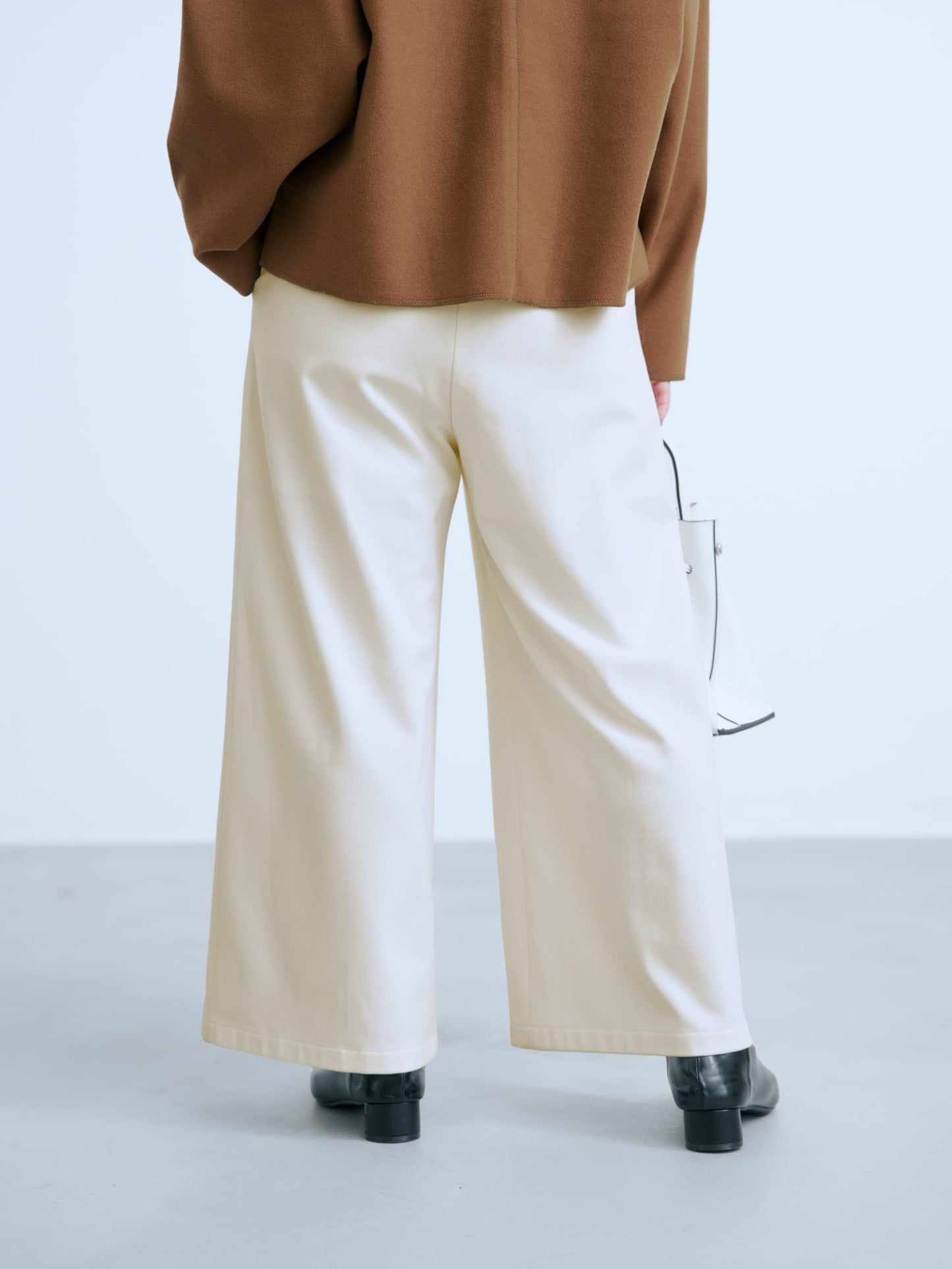 ウォームダブルタックワイドパンツ-short & regular　[一部予約]