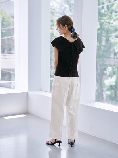 ワイドストレートカーゴパンツ-short & regular　[通常]