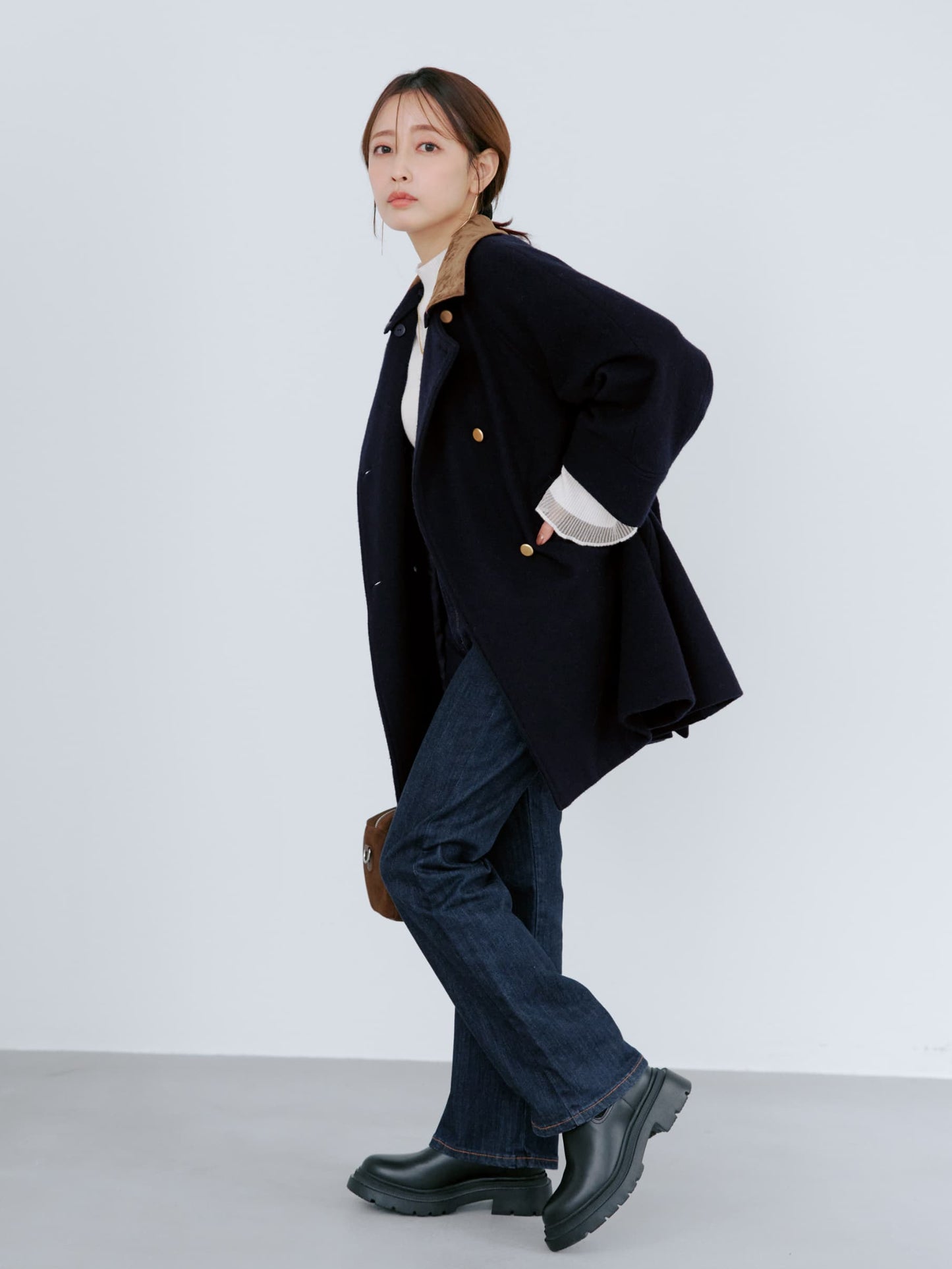 COHINA DENIM ブーツカット-short & regular　[通常]