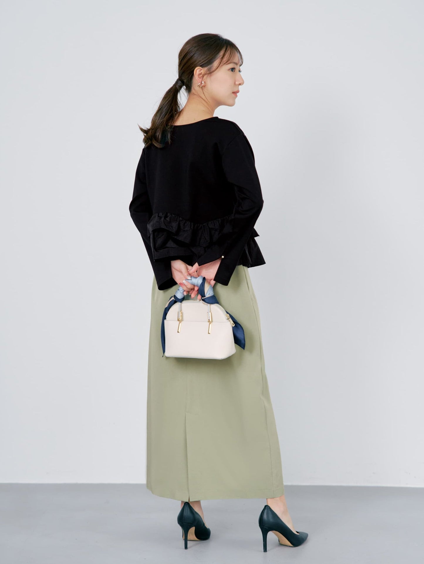 アシメタックIラインスカート-short & regular　[通常]