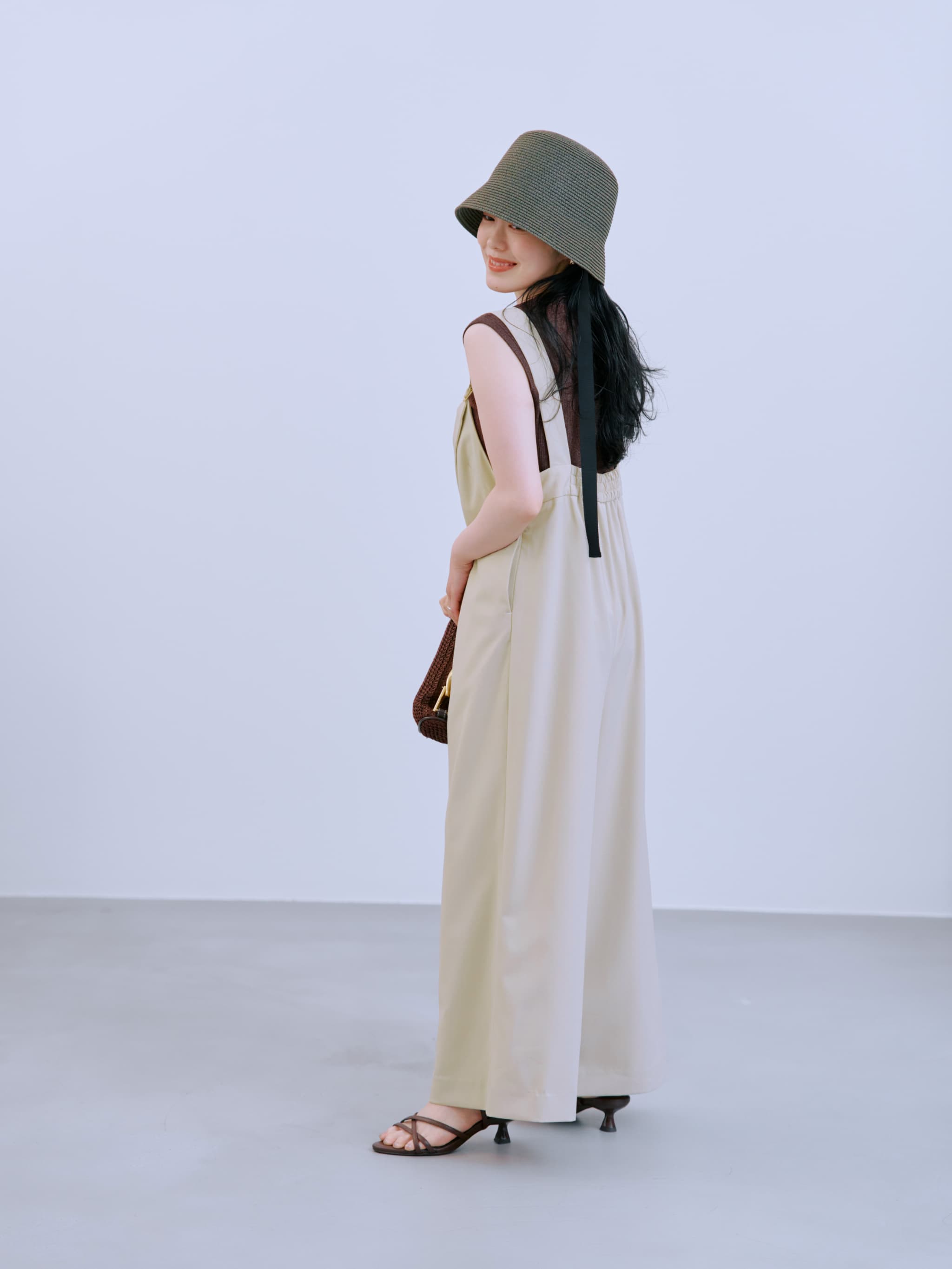 サスペンダーオールインワン | 小柄・低身長女性向けファッション通販