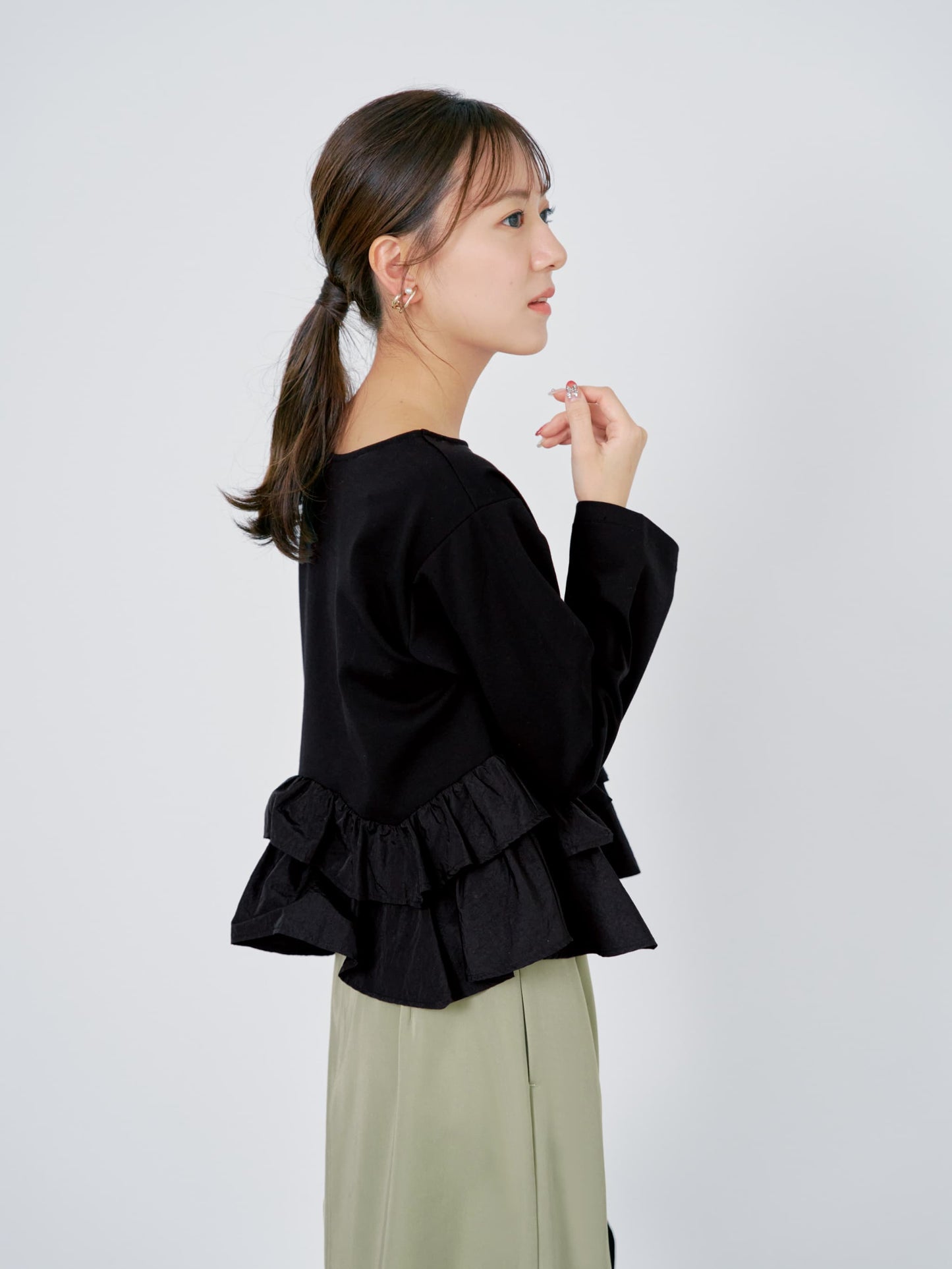2wayフリルペプラムトップス　[通常]