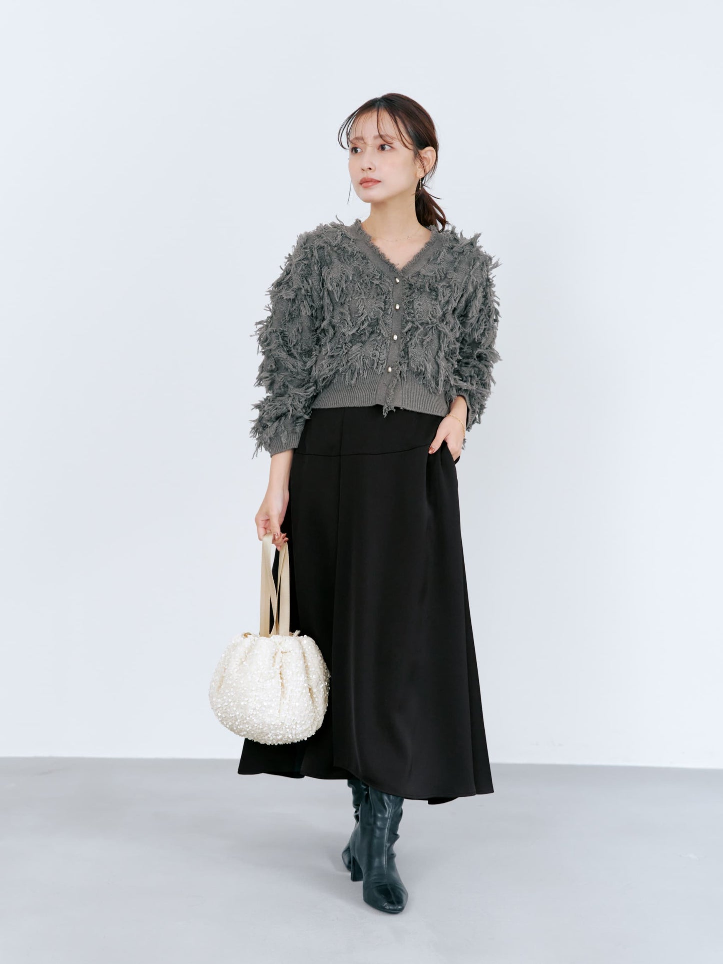 【YUNA SANTA】スパンコールドロストバッグ　[通常]