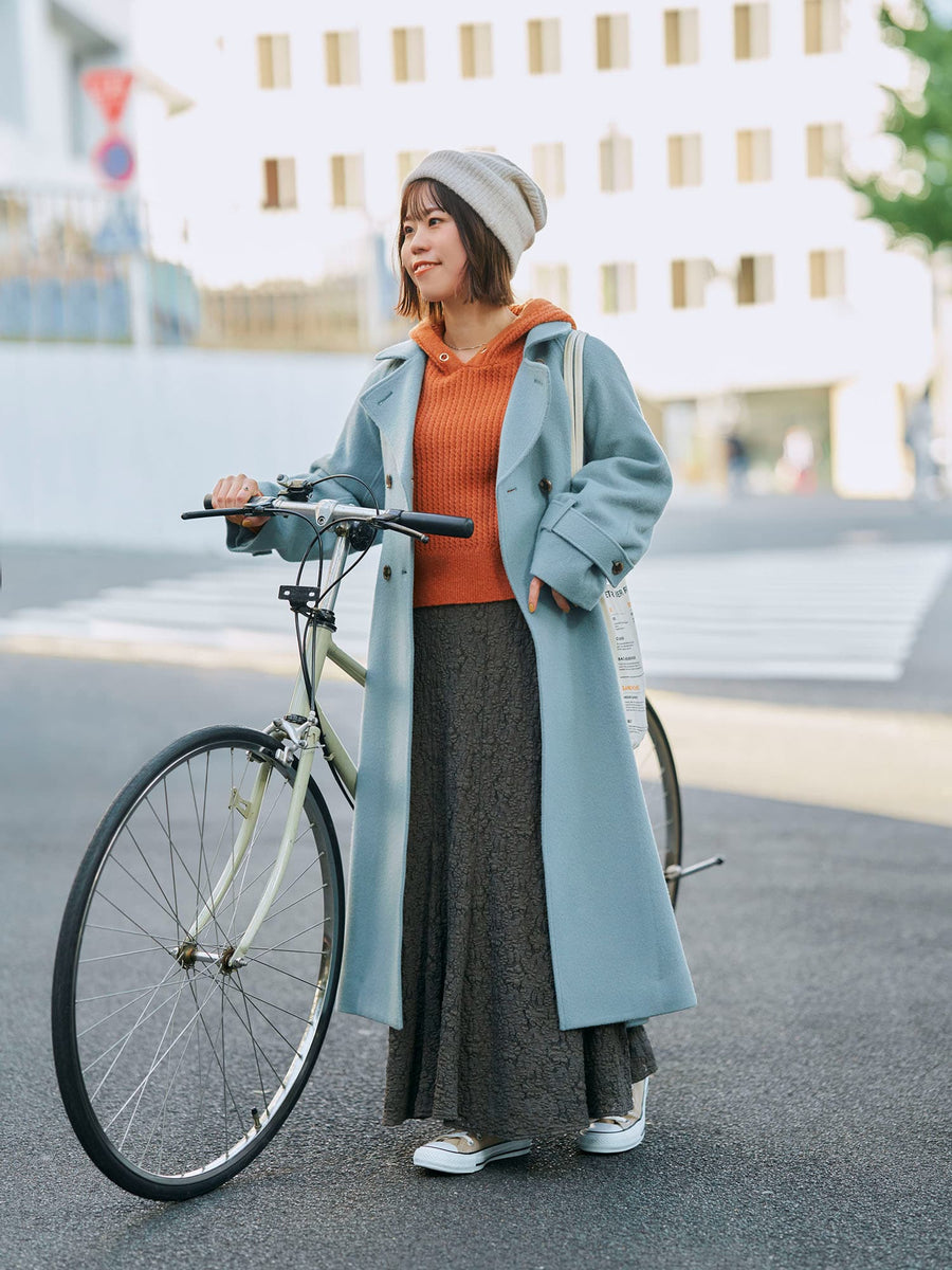 バックフレアウールコート-short & regular | 小柄・低身長女性向け バックフレアウールコート-short & regular | 小柄・低身長女性向け