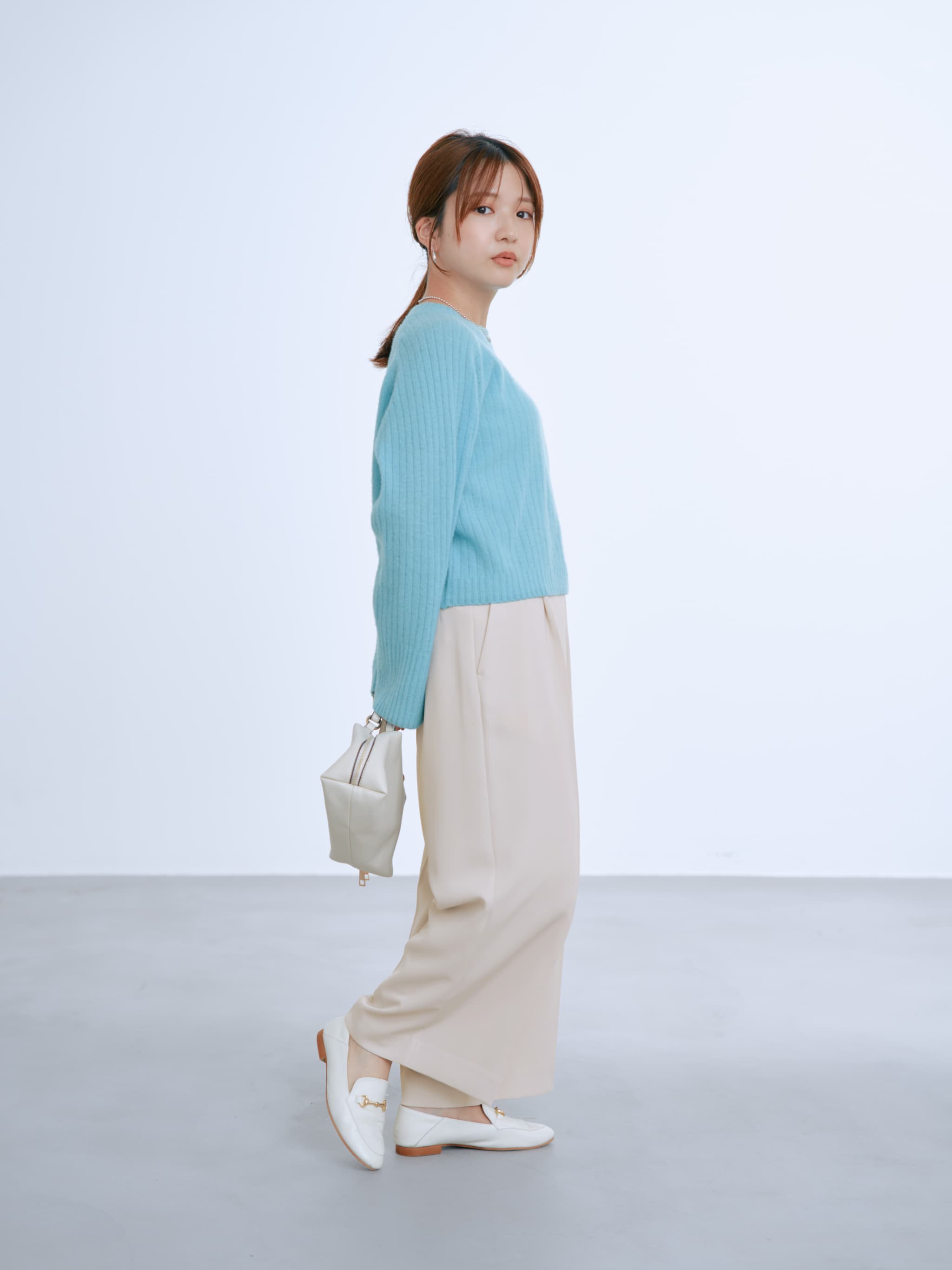 ソフトドビーストレートパンツ-short & regular | 小柄・低身長女性