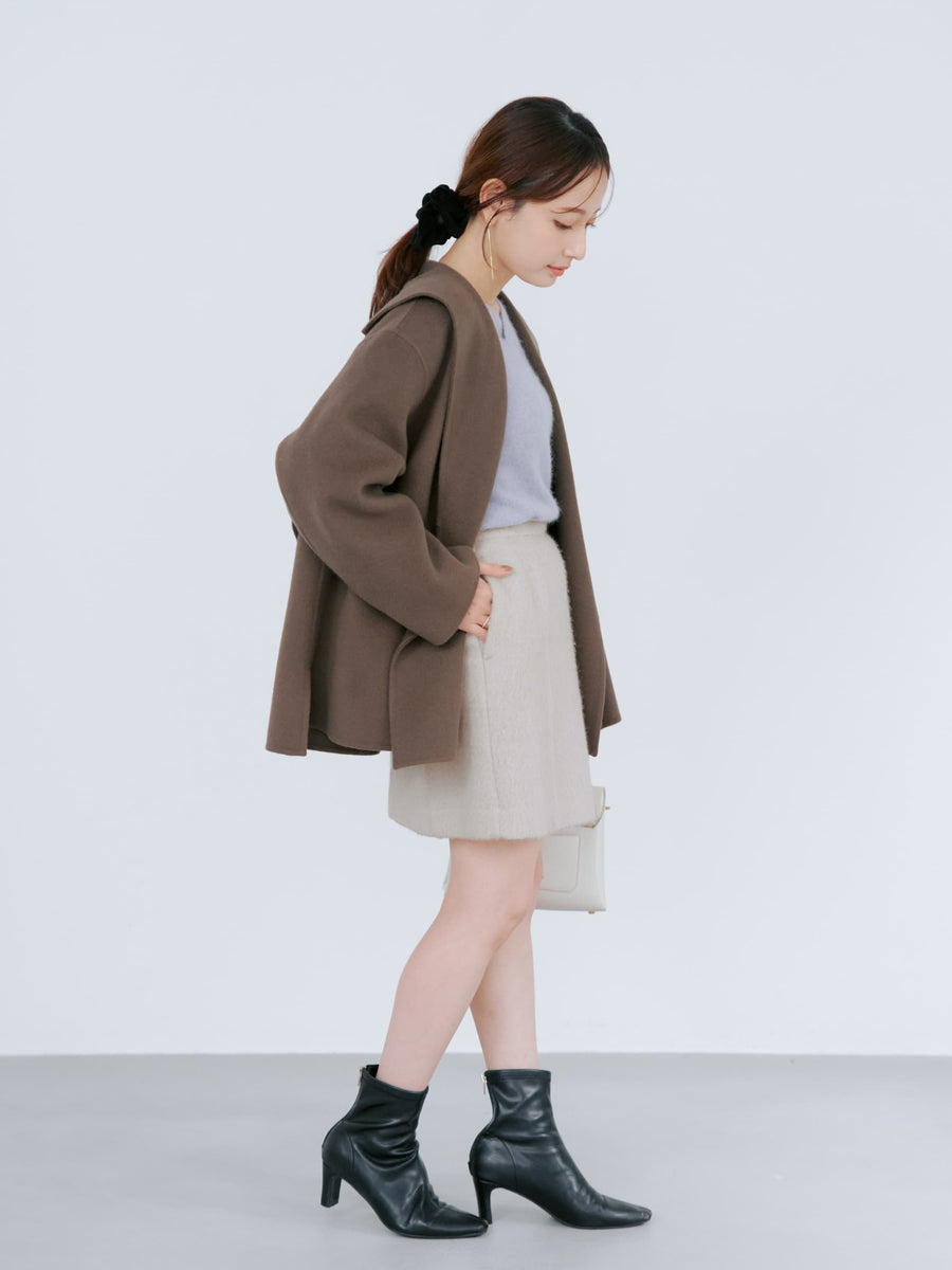 ＜sweetweb掲載＞ウールリバーミドルコート　[通常]