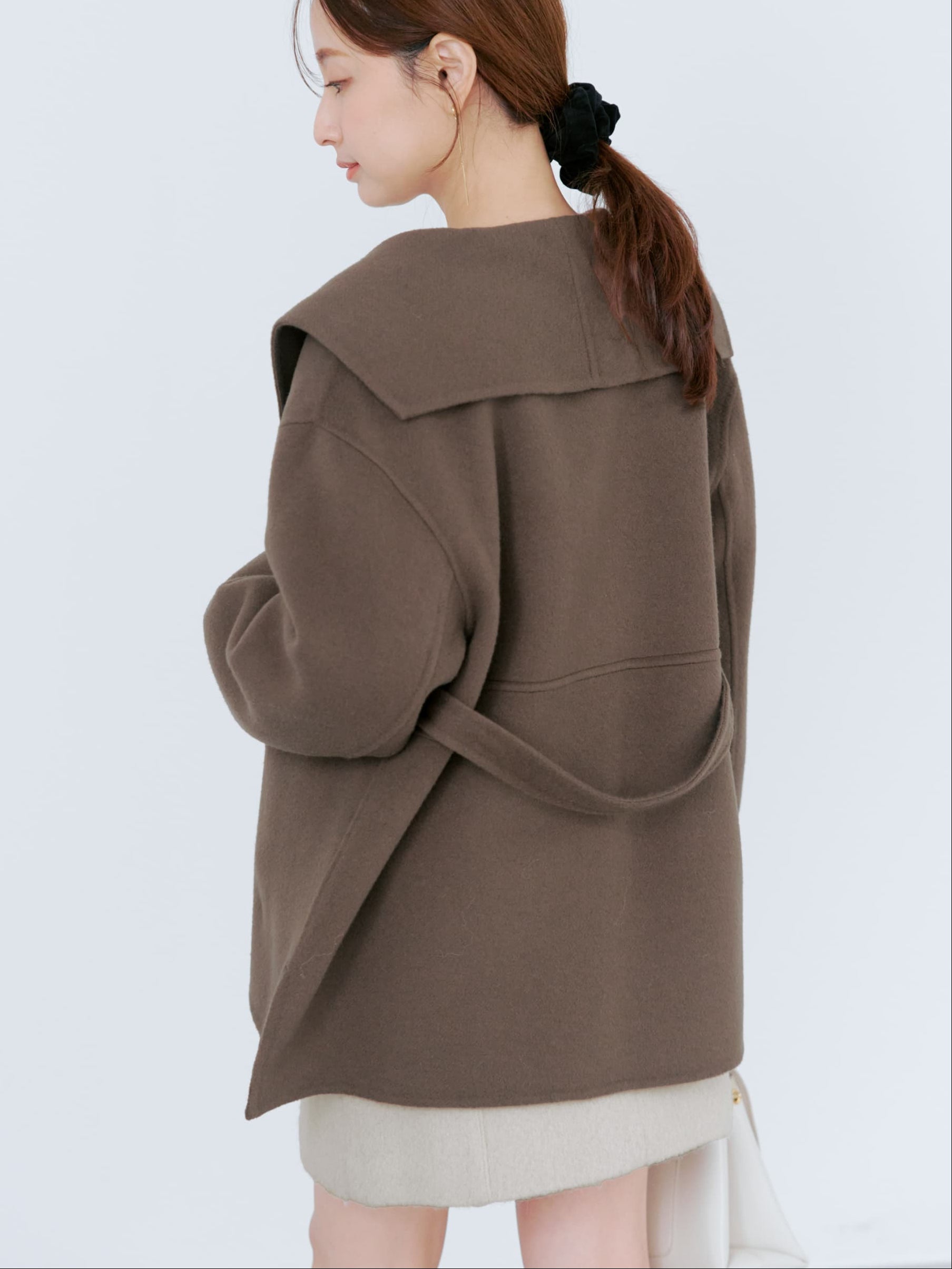 ウールリバーミドルコート | 小柄・低身長女性向けファッション通販