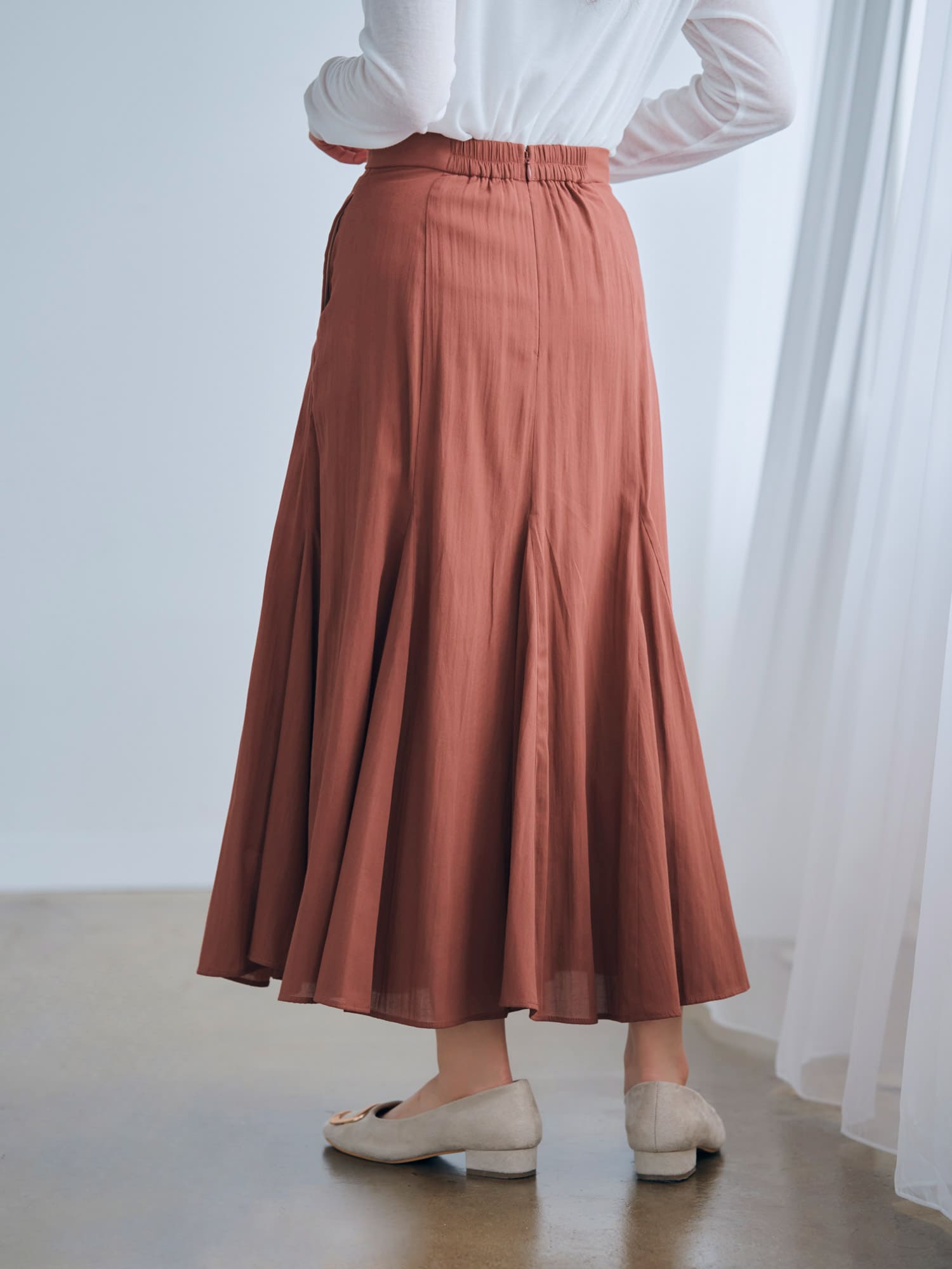 ドライタッチマーメイドスカート-short & regular | 小柄・低身長女性向けファッション通販、コーディネート | COHINA STORE