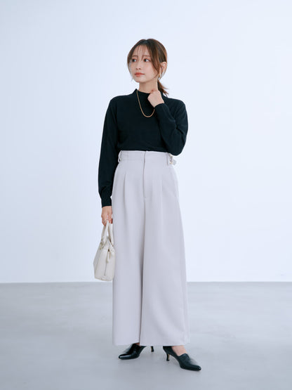 シルクウールハイネックニット　[通常]