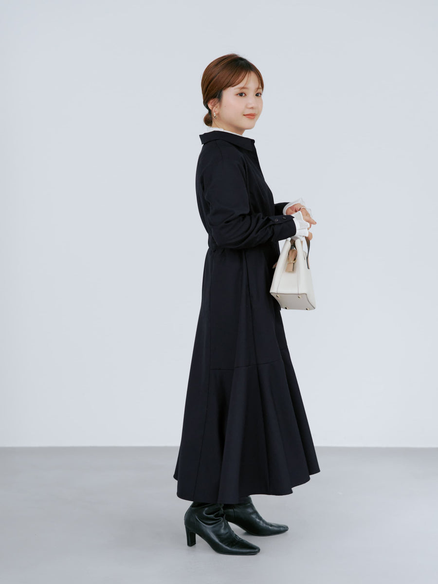 イレギュラーヘムシャツワンピース-short & regular　[通常]