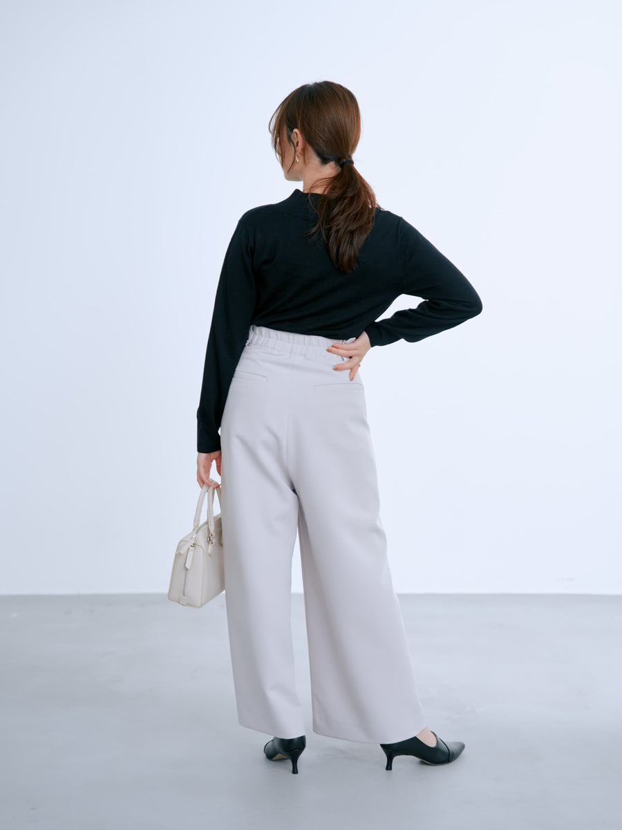 シルクウールハイネックニット　[通常]