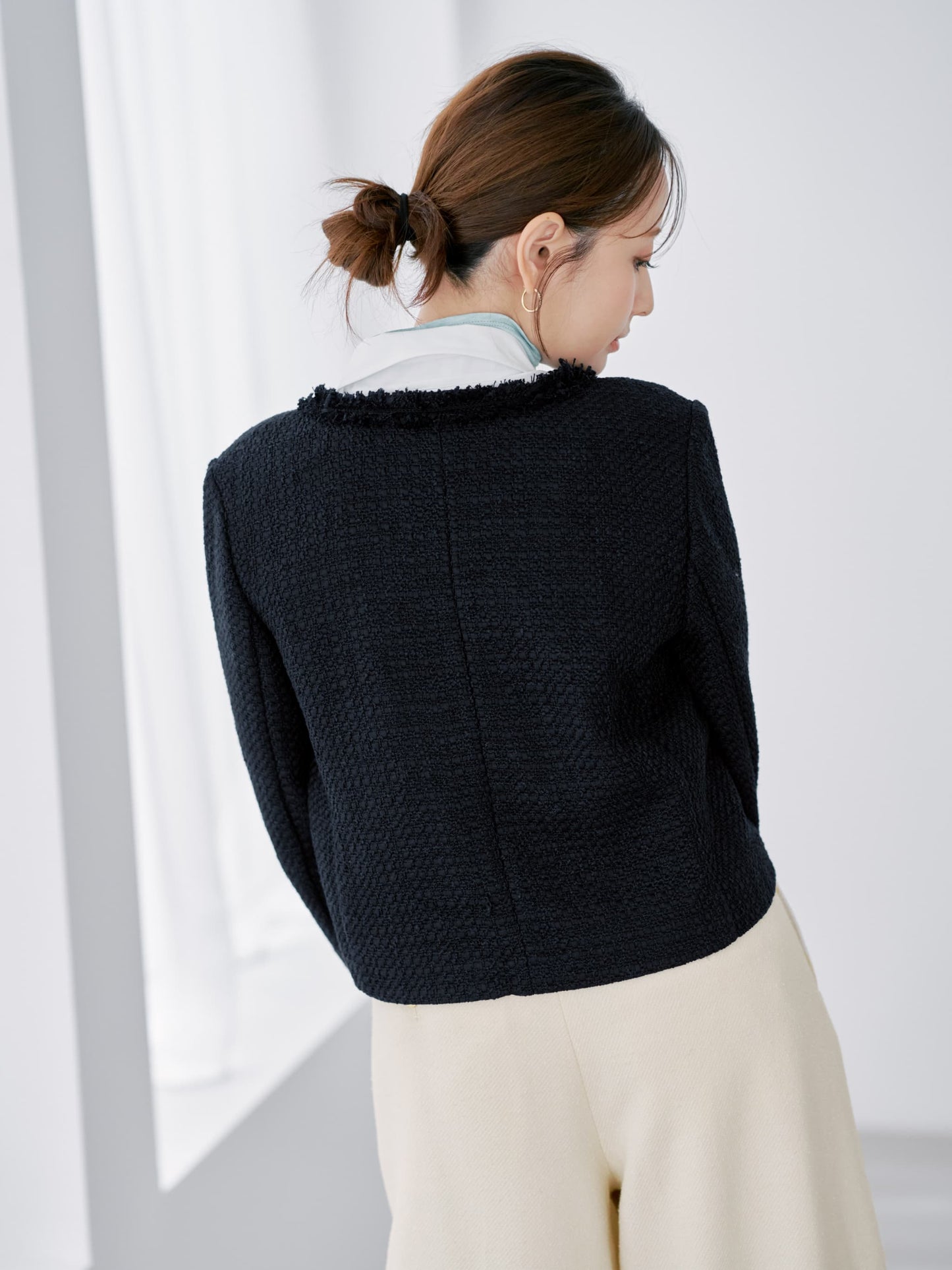 ミックスツイードジャケット　[通常]