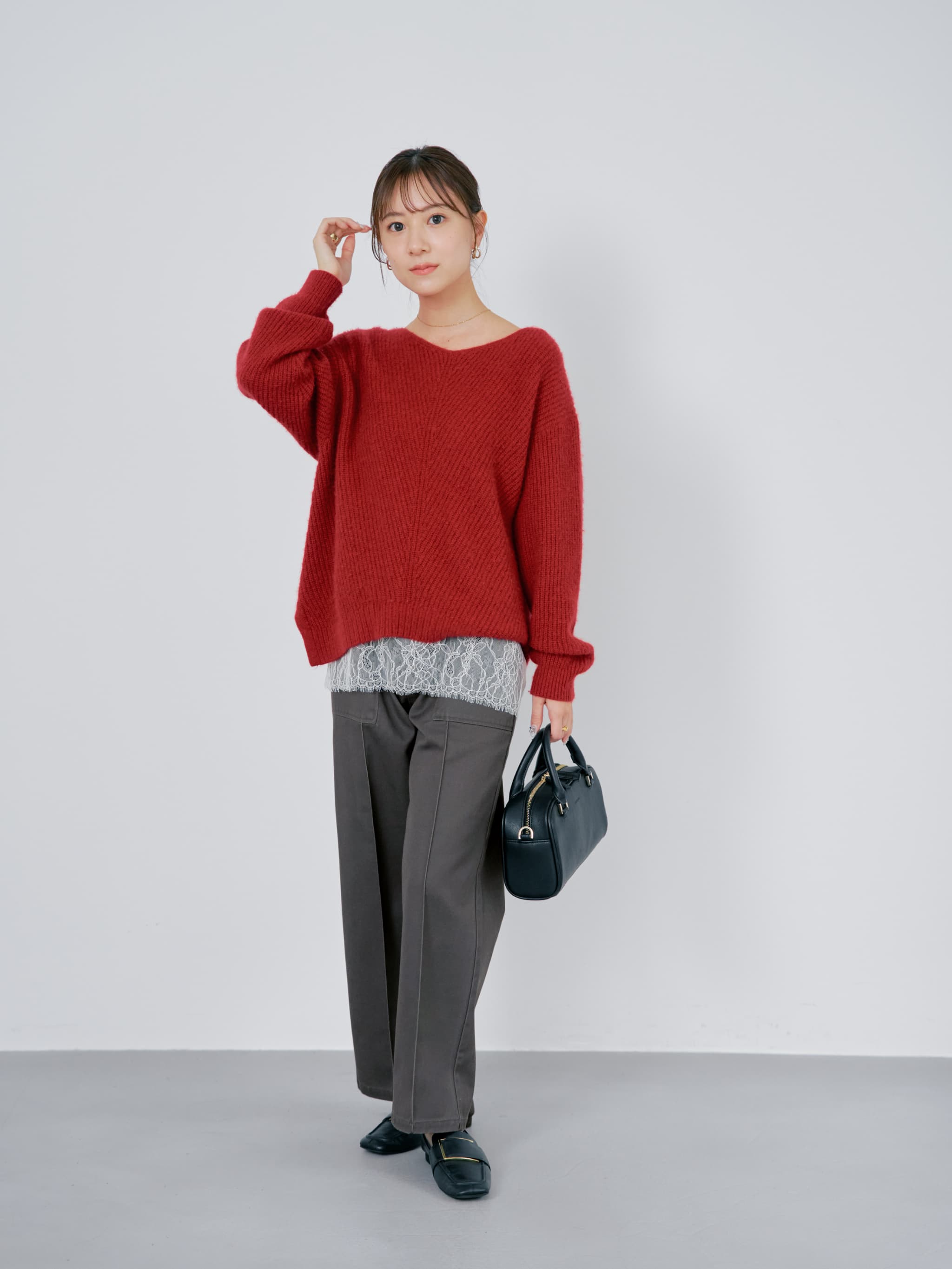 レースドッキングキャミソール | 小柄・低身長女性向けファッション