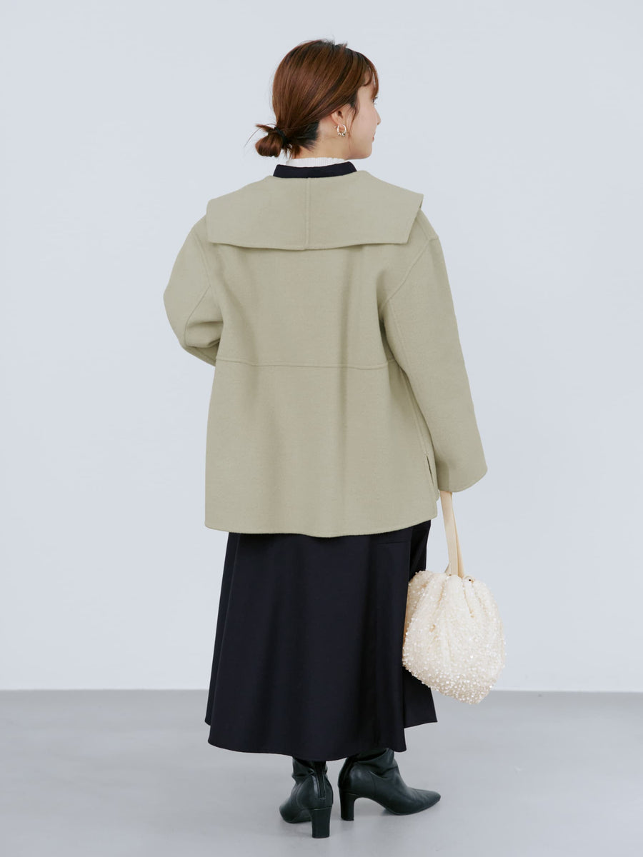 ＜sweetweb掲載＞ウールリバーミドルコート　[通常]