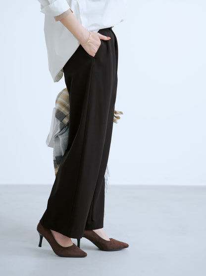 ウォームストレートパンツ-short & regular 　[一部予約]