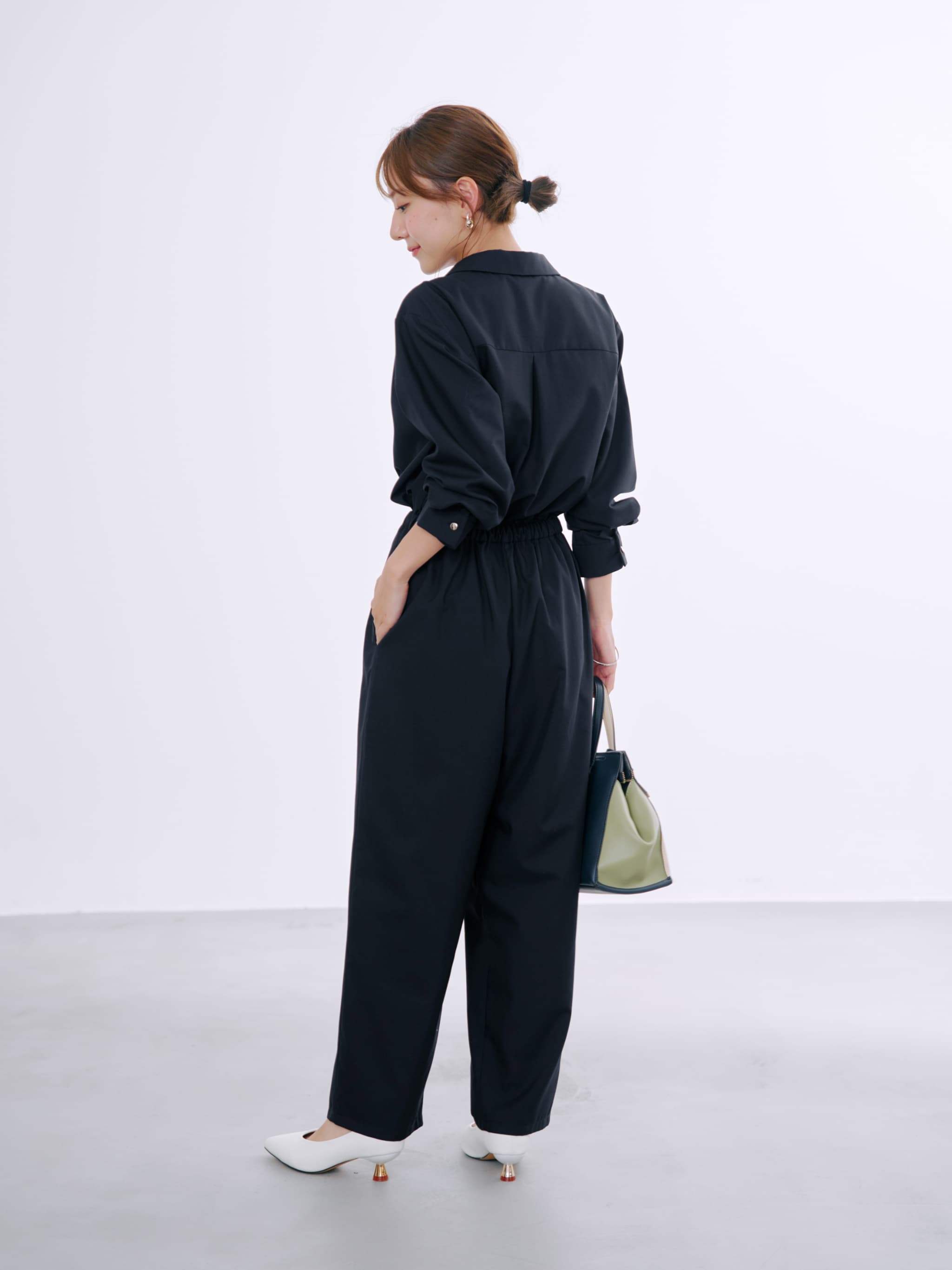 セミドッキングテーパードオールインワン-short & regular | 小柄・低