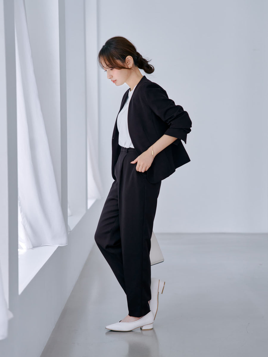 ソフトドビーテーパードパンツ-short & regular　[通常]