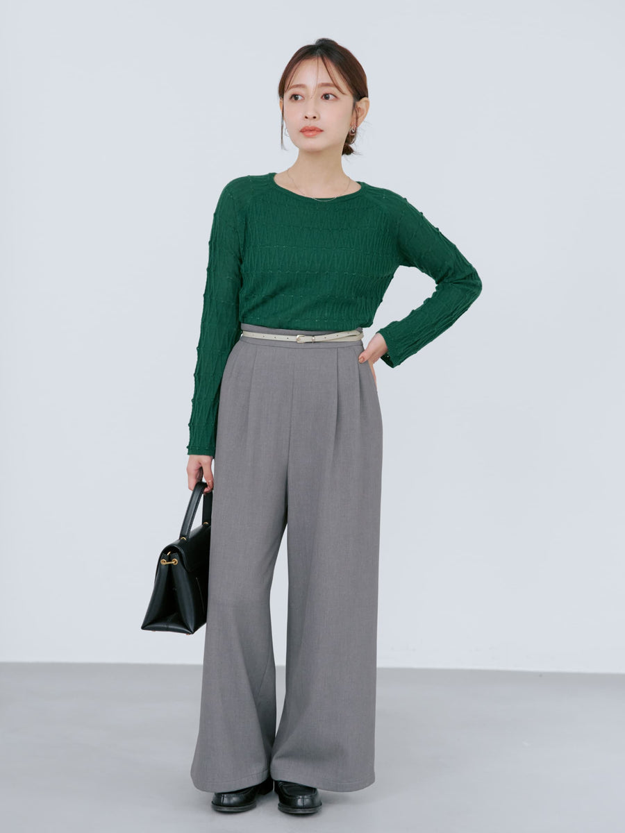 ジオメトリックウールニット　[通常]