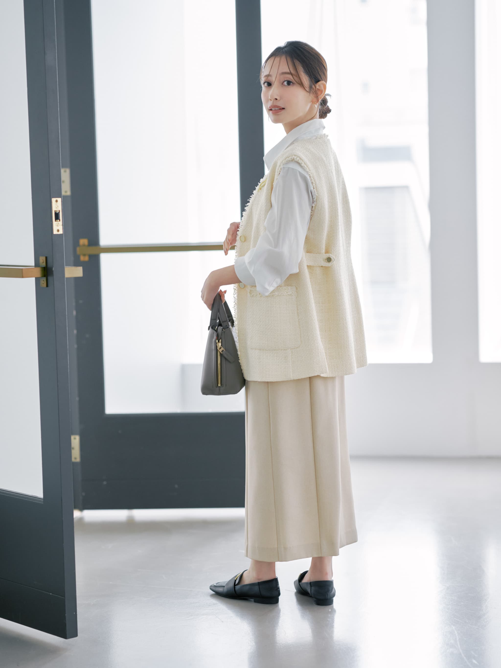 ミックスツイードジレ | 小柄・低身長女性向けファッション通販
