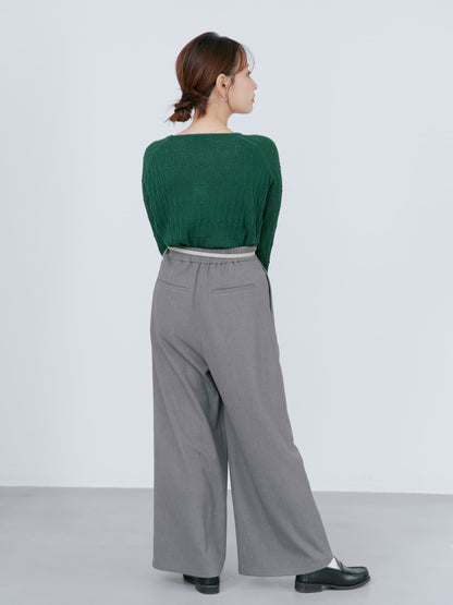 ジオメトリックウールニット　[通常]