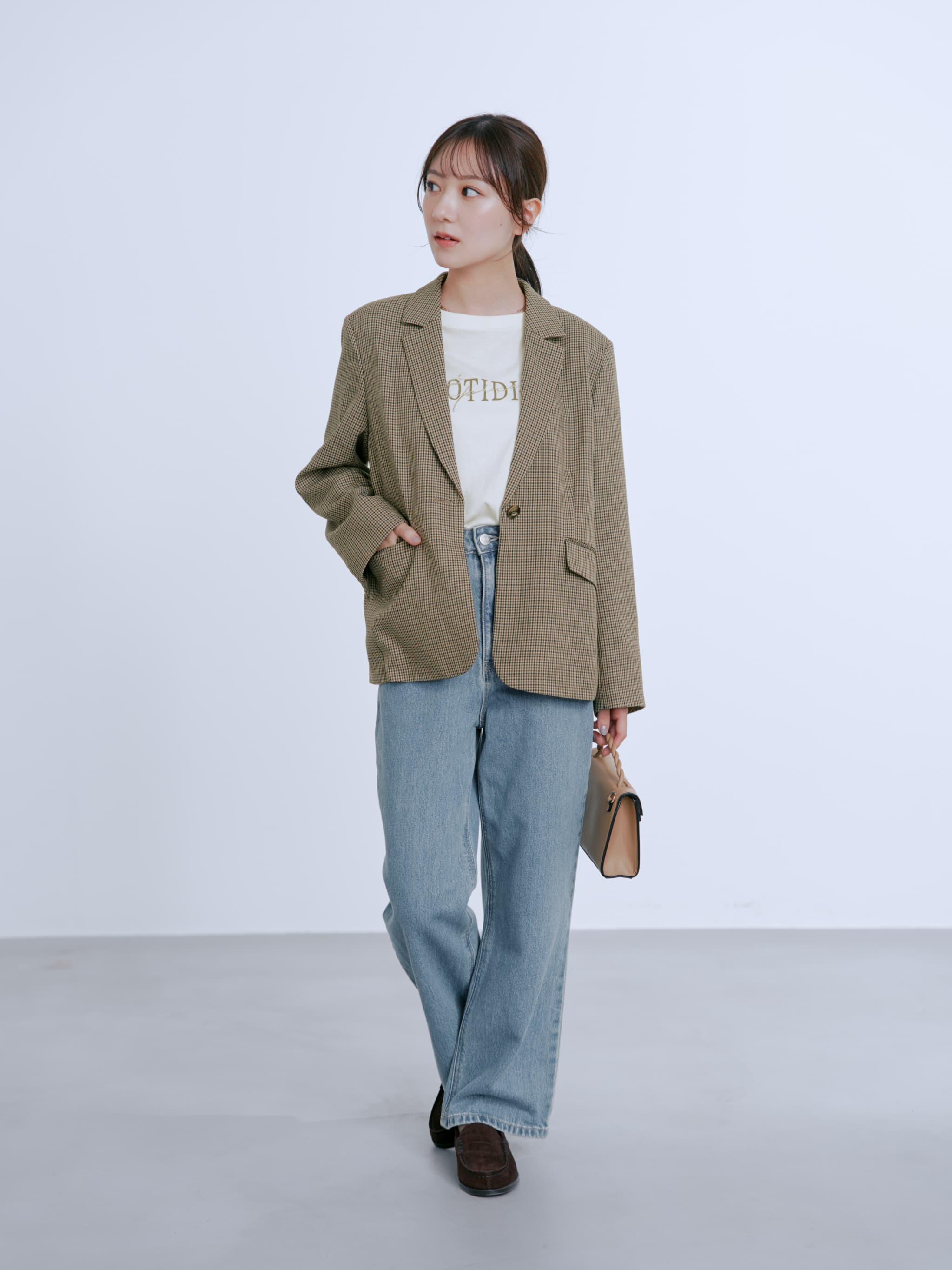 シングルブレストテーラードジャケット | 小柄・低身長女性向け
