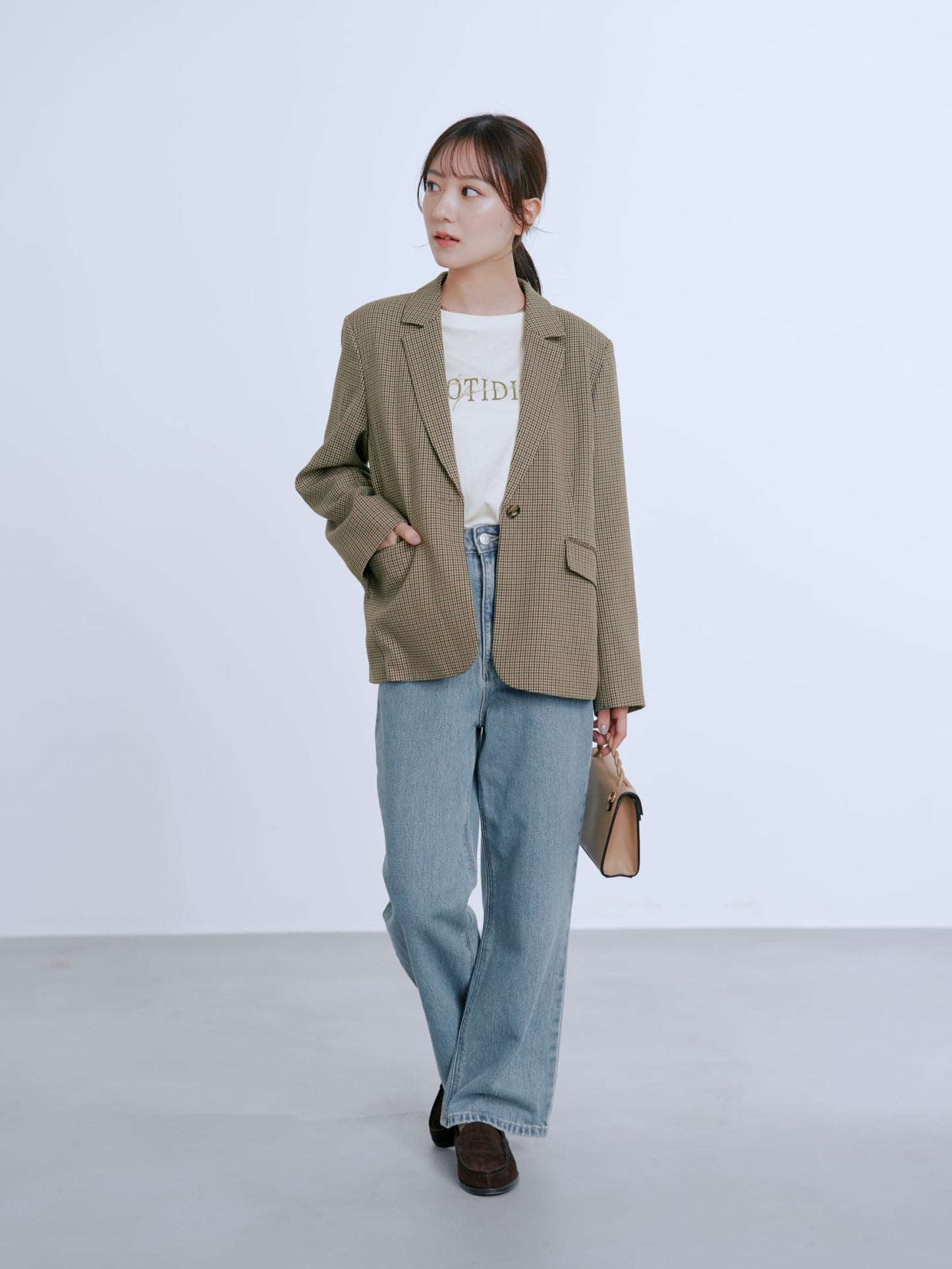 シングルブレストテーラードジャケット　[通常]