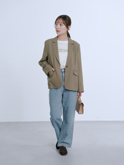 シングルブレストテーラードジャケット　[通常]