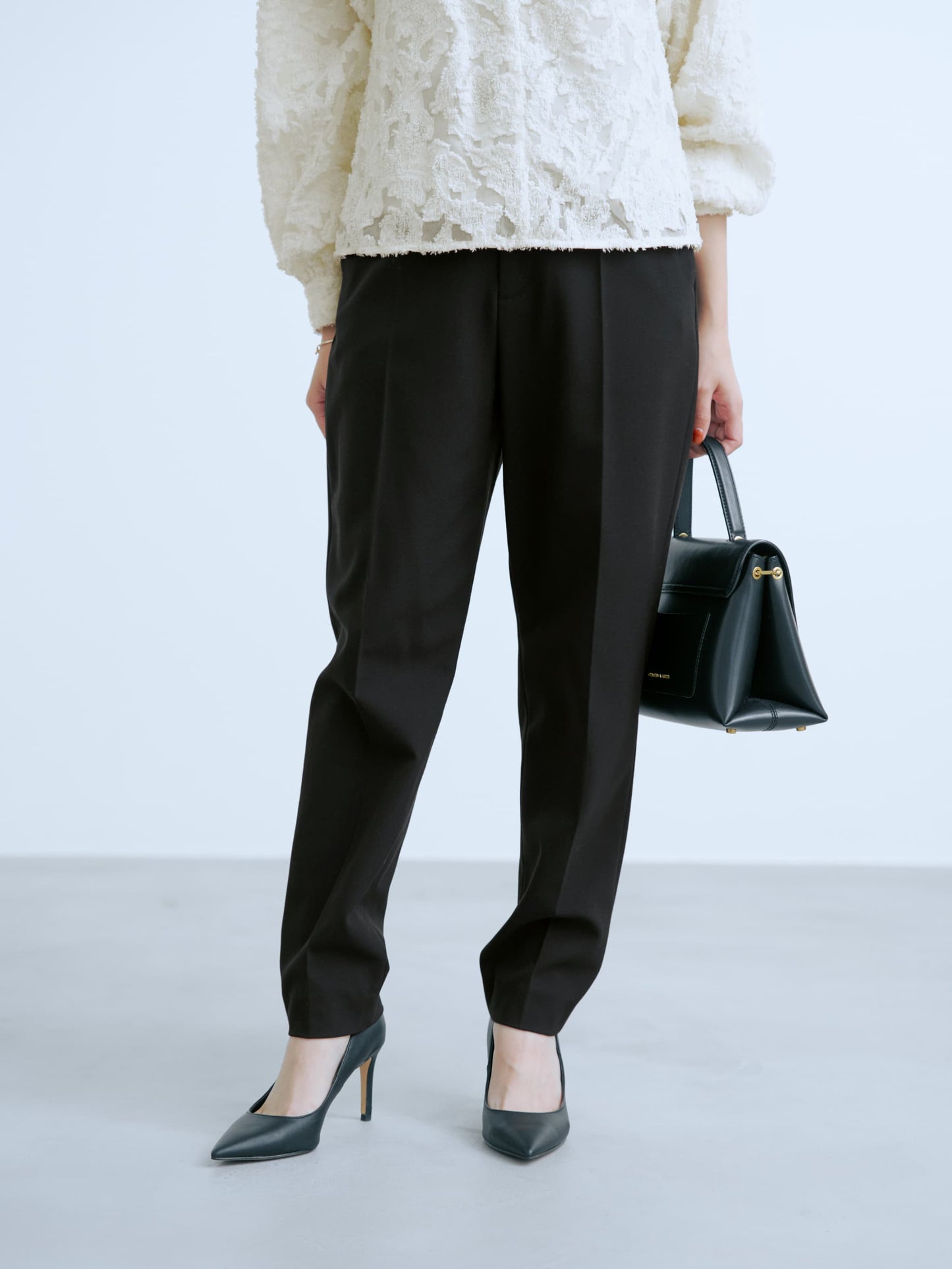 ウォームテーパードパンツ-short & regular　[通常]