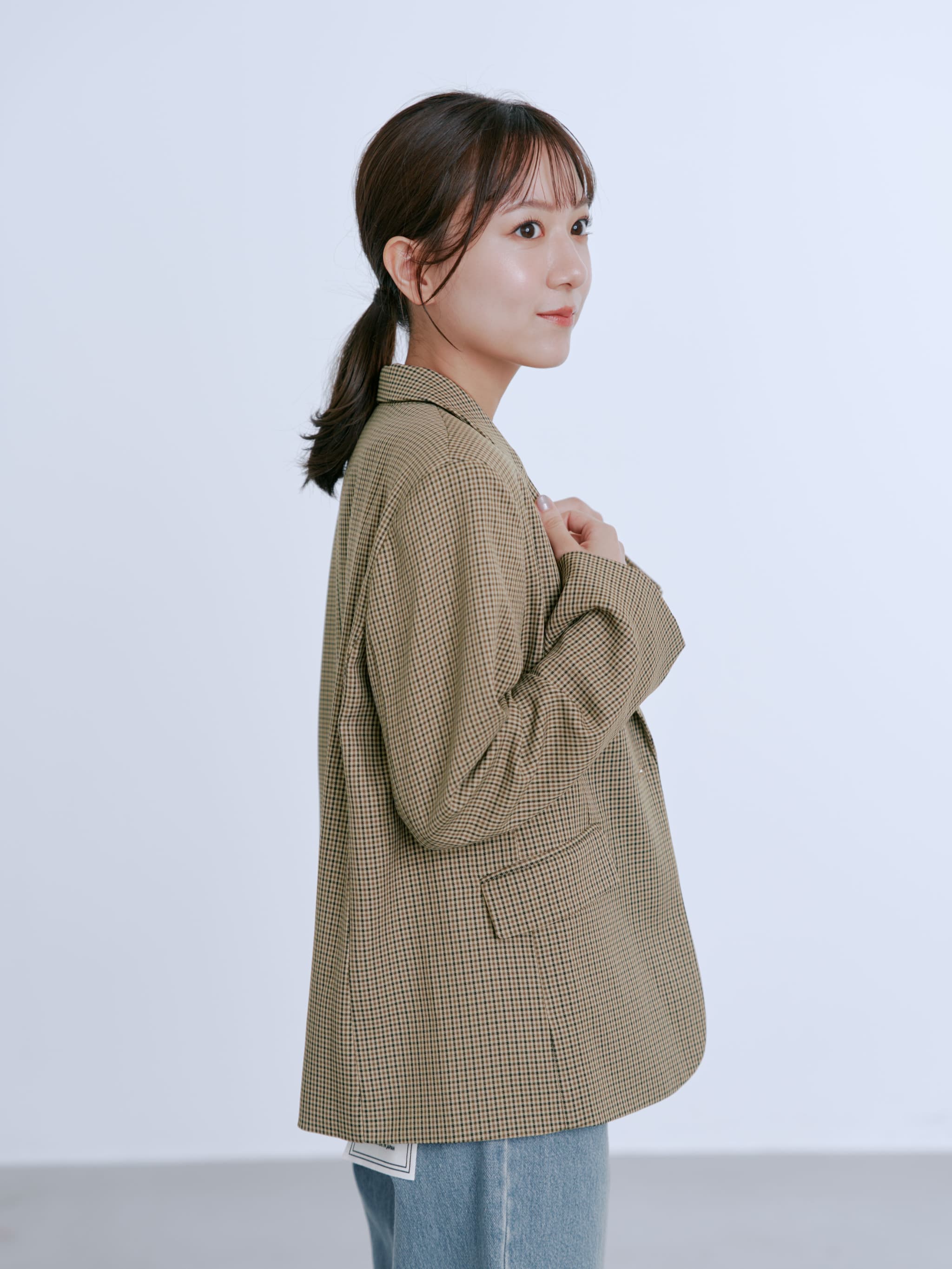 シングルブレストテーラードジャケット | 小柄・低身長女性向け