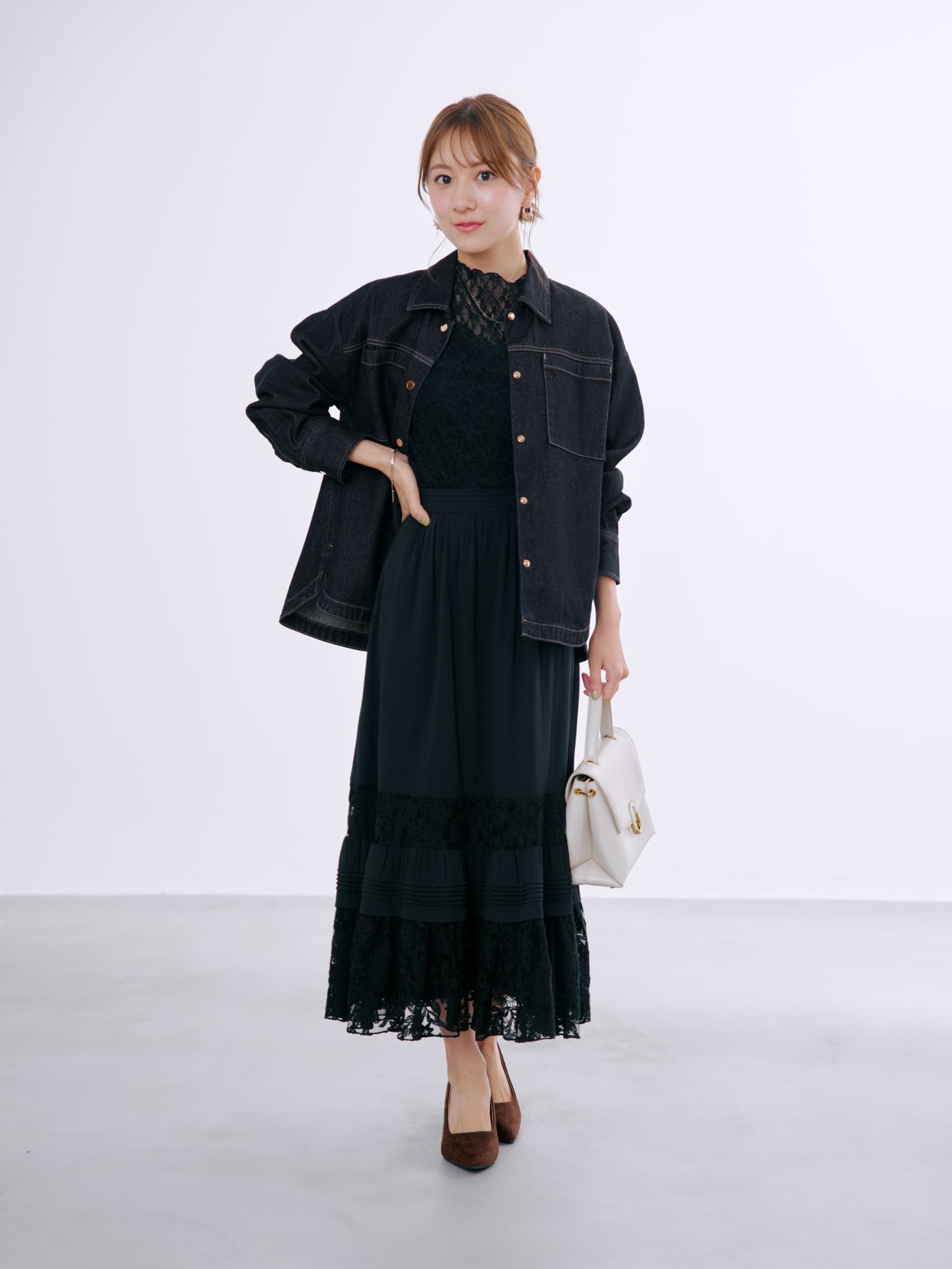 150cm | B:78 W:56 H:74 股下:69  | ワンサイズ着用