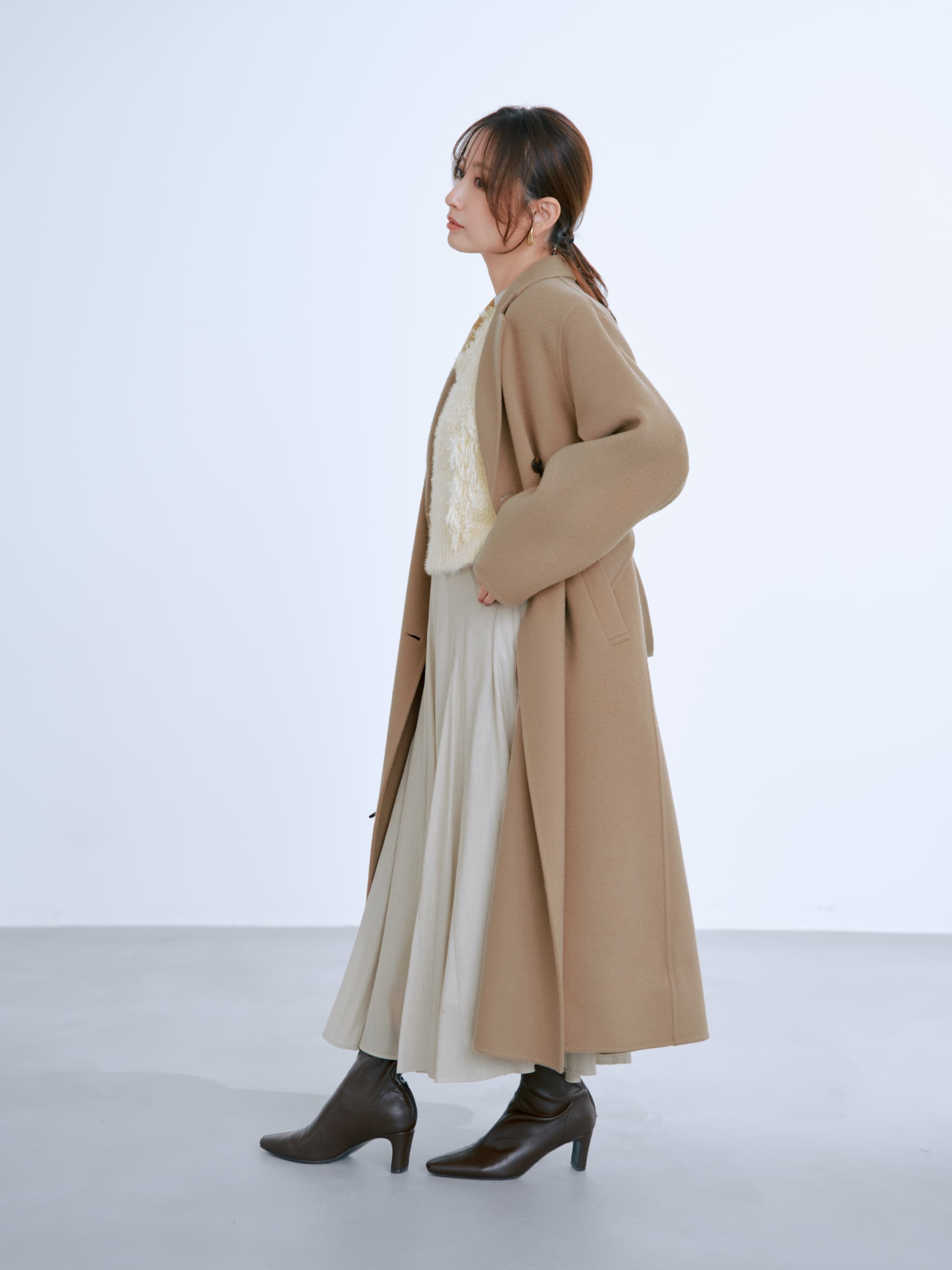 ウールリバートレンチコート-short & regular | 小柄・低身長女性向け