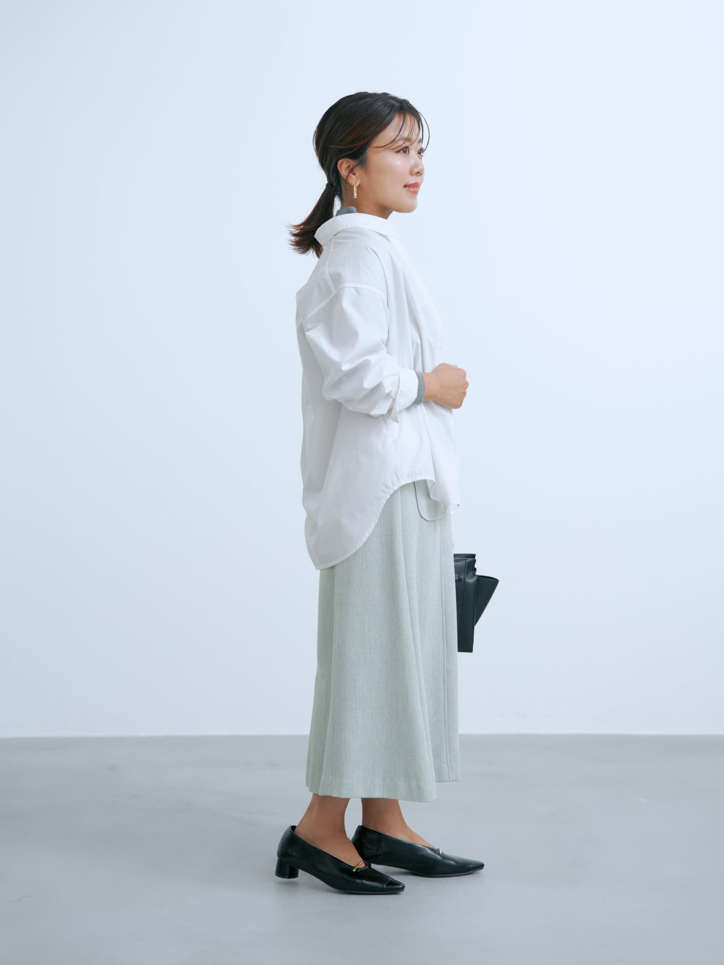 ミックスツイードスカート-short & regular　[通常]