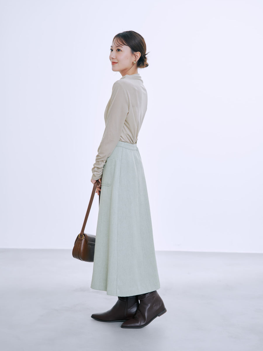 ＜sweetweb掲載＞シアーベロアギャザースリーブトップス　[通常]