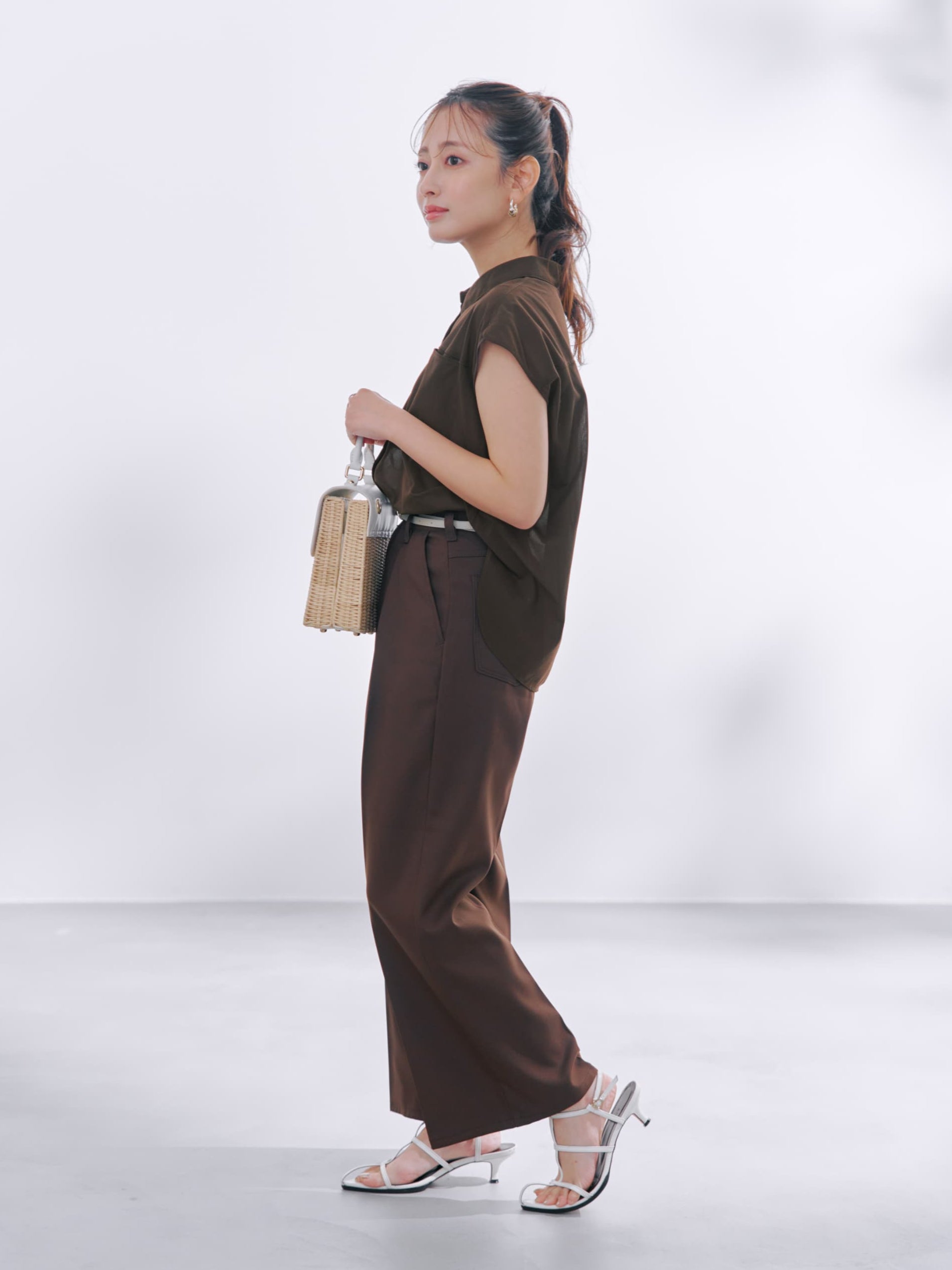 Wranglerコラボ】ランチャーセミフレアパンツ-short & regular