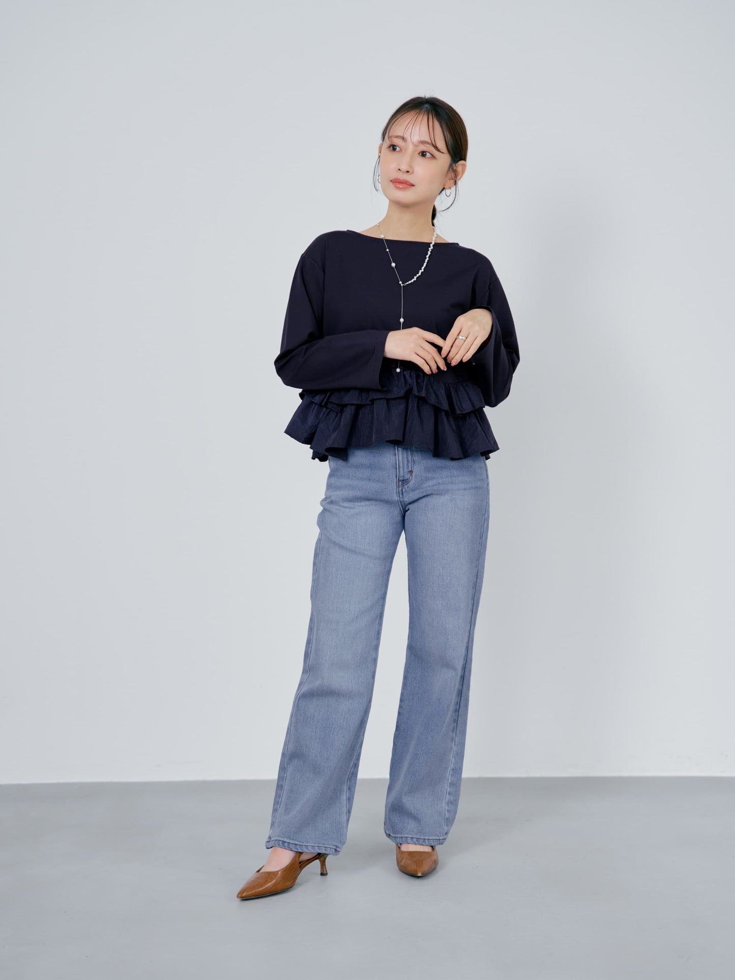 2wayフリルペプラムトップス　[通常]