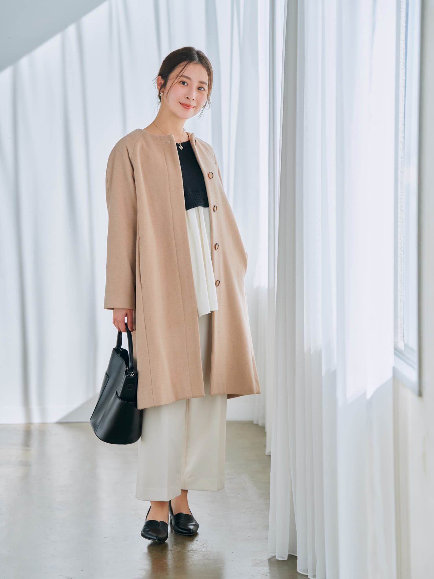 ショートニットドッキングトップス | 小柄・低身長女性向け