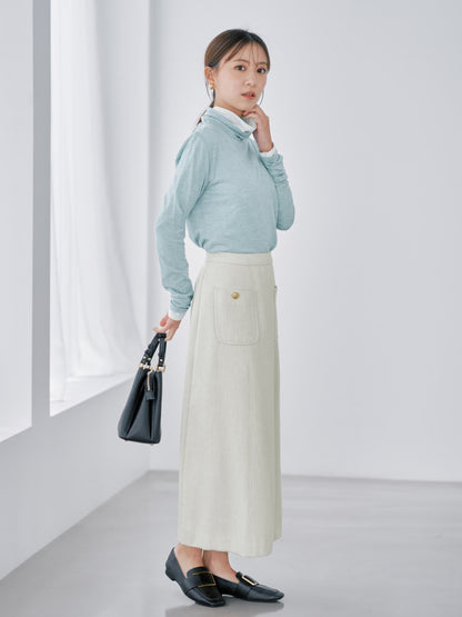 シルキータッチハイネックカットソー　[通常]