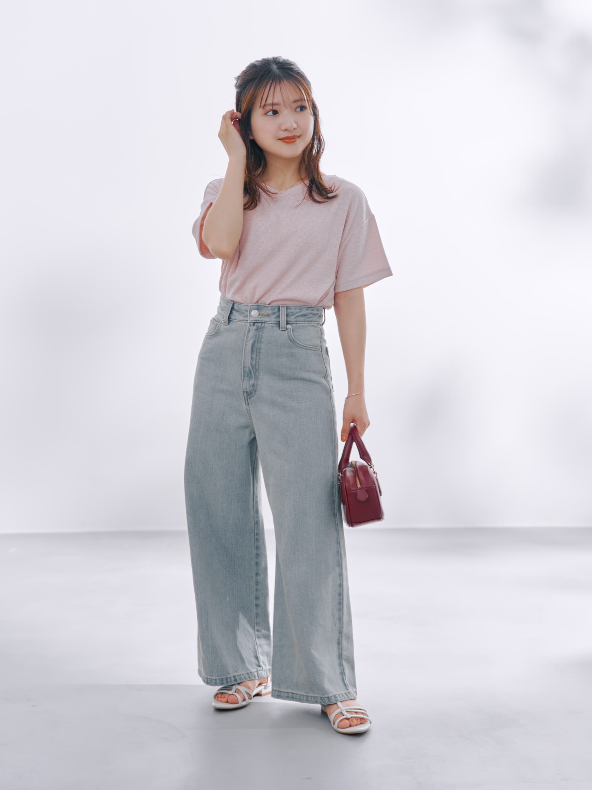 2wayゆるカットトップス | 小柄・低身長女性向けファッション通販
