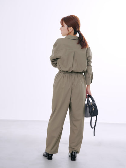 セミドッキングテーパードオールインワン-short & regular　[通常]