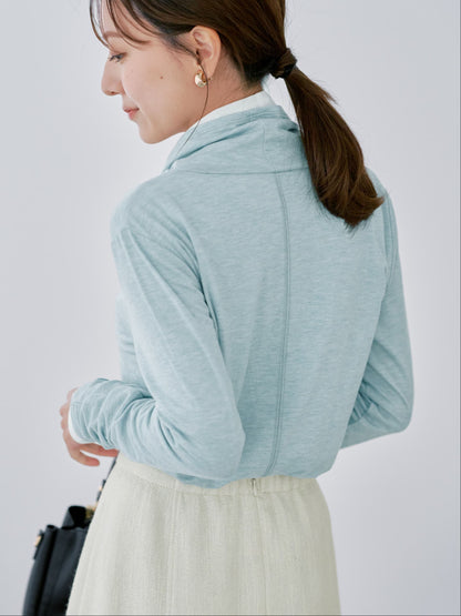 シルキータッチハイネックカットソー　[通常]