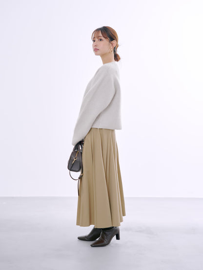 フォックスアンゴラダブルフェイスニットジャケット　[通常]