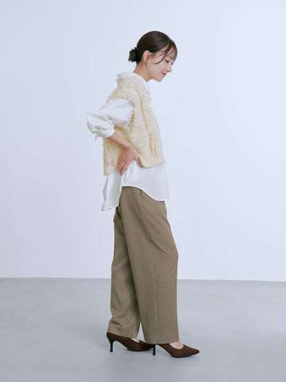 ラメミックスフリンジベスト　[通常]