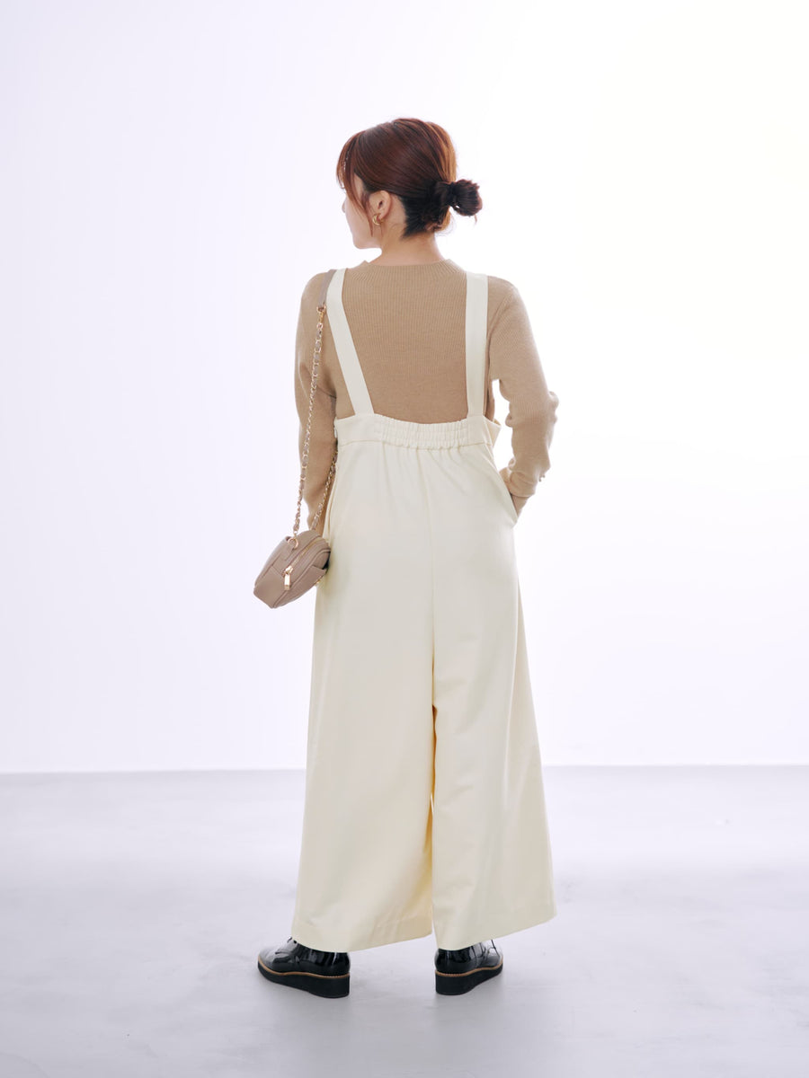 ゴールドバックルサスペンダーオールインワン-short & regular　[通常]