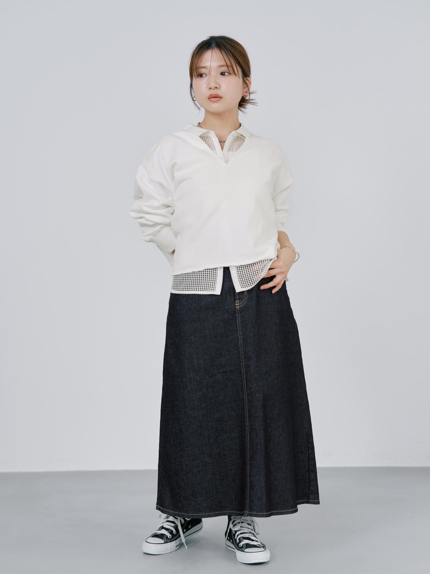 143cm | B:73 W:60 H:81 股下:65  | ワンサイズ着用