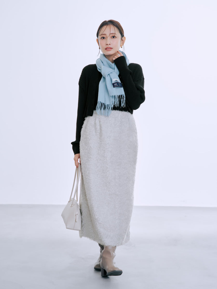 フェザージャカードIラインスカート-short & regular　[通常]